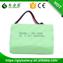 BT-905 3.6V 800mAh Cordless Phone Battery Pack